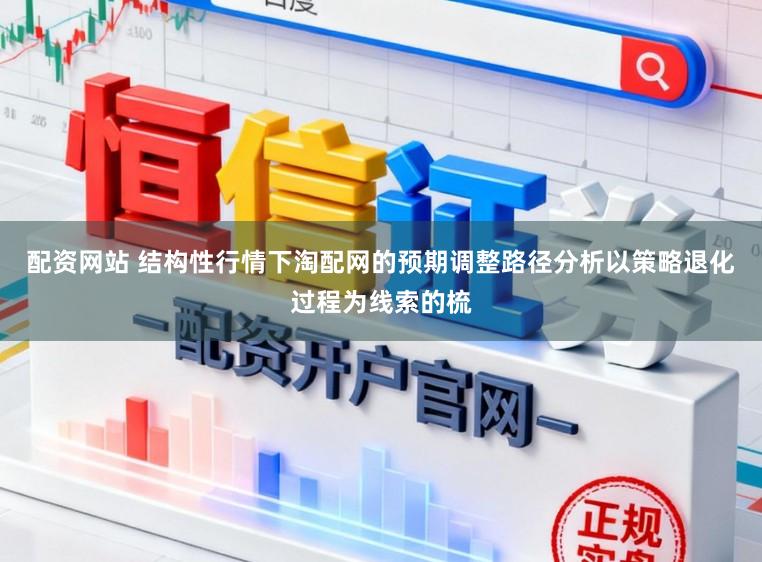配资网站 结构性行情下淘配网的预期调整路径分析以策略退化过程为线索的梳
