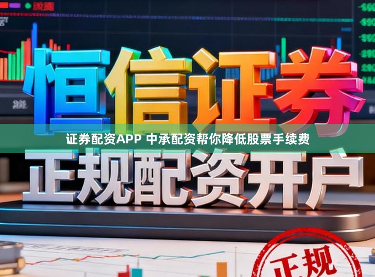 证券配资APP 中承配资帮你降低股票手续费