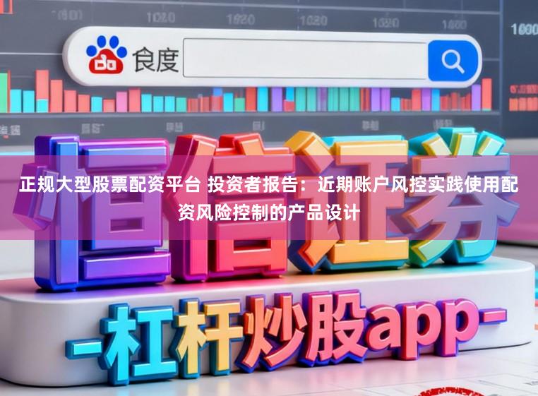 正规大型股票配资平台 投资者报告：近期账户风控实践使用配资风险控制的产品设计